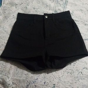 ⭐ NEW, Black High Waisted Shorts